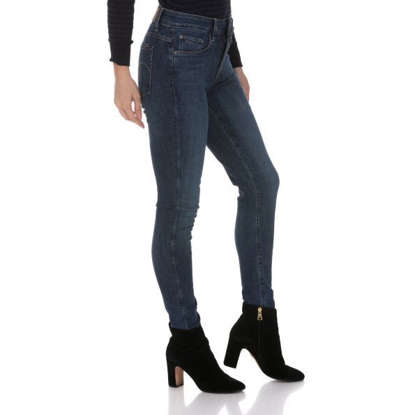 Γυναικείο ψηλόμεσο τζιν παντελόνι G-STAR RAW 3301 HIGH SKINNY μπλε Γυναικεία