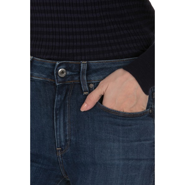 Γυναικείο ψηλόμεσο τζιν παντελόνι G-STAR RAW 3301 HIGH SKINNY μπλε Γυναικεία