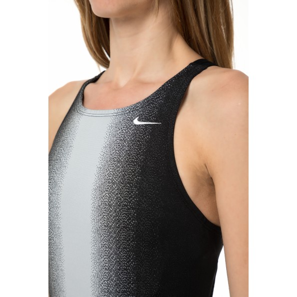 Γυναικείο ολόσωμο μαγιό NIKE FAST BACK μαύρο Γυναικεία