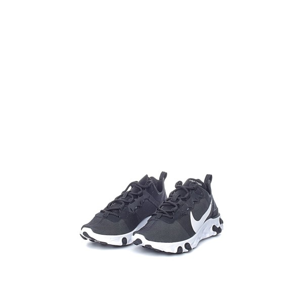 Γυναικεία παπούτσια running NIKE REACT ELEMENT 55 μαύρα-λευκά Γυναικεία