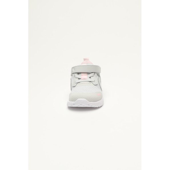 Βρεφικά αθλητικά παπούτσια NIKE REVOLUTION 5 TDV BQ5673 γκρι ροζ Παιδικά