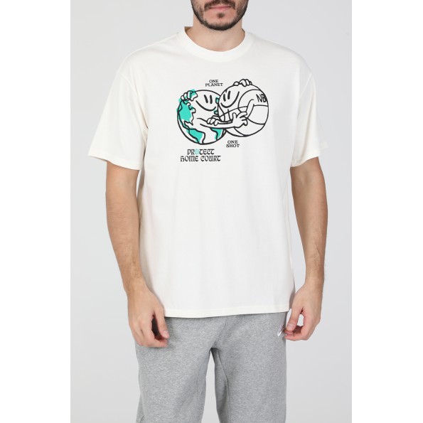 Ανδρικό t-shirt ΝΙΚΕ TEAM 31 COURTSIDE λευκό Ανδρικά