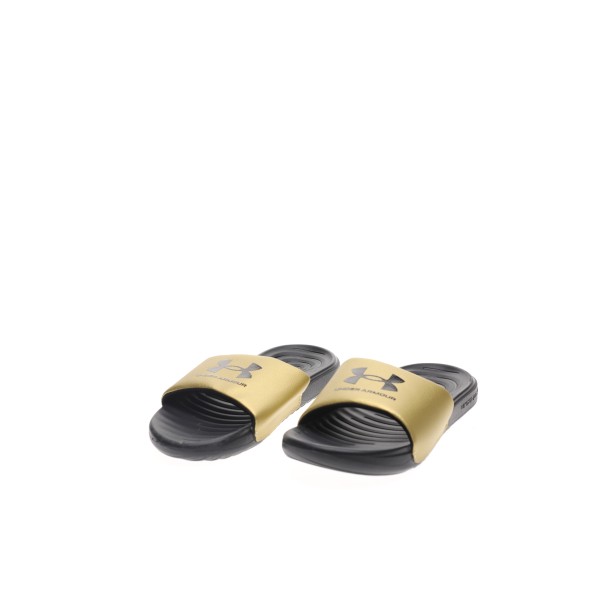 Γυναικεία slides UNDER ARMOUR W Ansa Fix SL χρυσά μαύρα Γυναικεία