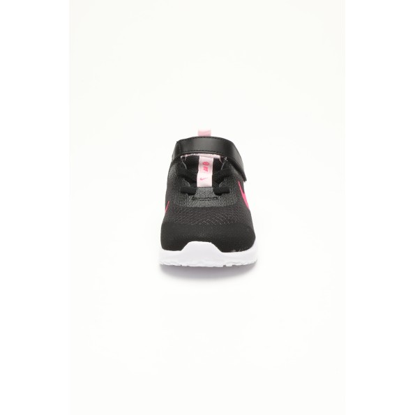 Βρεφικά αθλητικά παπούτσια NIKE DD1094 REVOLUTION 6 NN (TDV) μαύρα ροζ Παιδικά