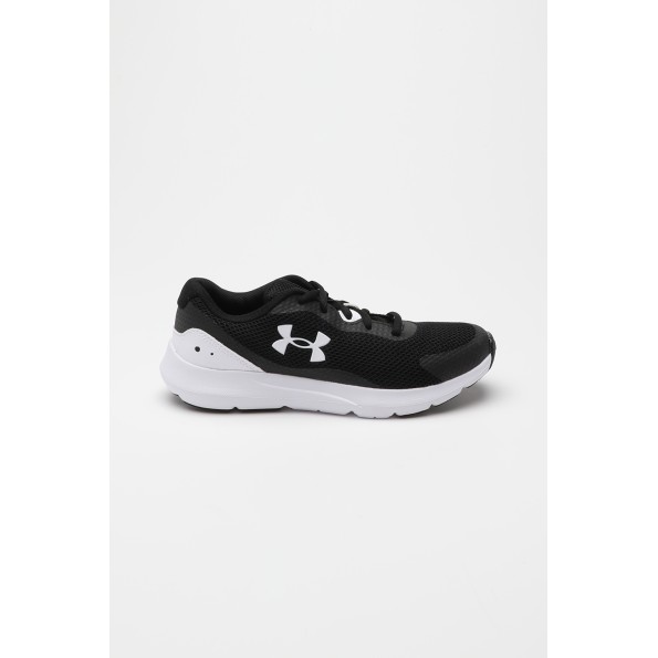 Παιδικά παπούτσια running UNDER ARMOUR 3024989 BGS Surge 3 ασπρόμαυρα Παιδικά