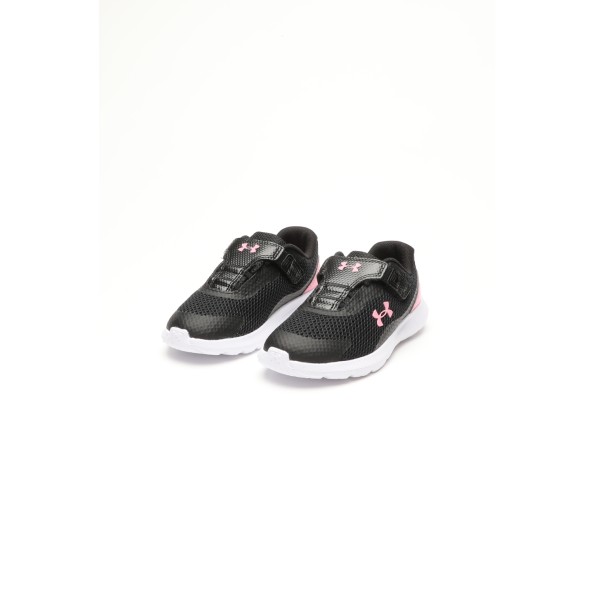 Βρεφικά αθλητικά παπούτσια UNDER ARMOUR 3025015 GINF Surge 3 AC μαύρα ροζ Παιδικά