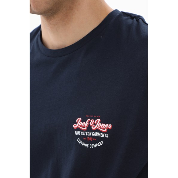 Ανδρικό t-shirt JACK & JONES 12222339 JJANDY μπλε Ανδρικά