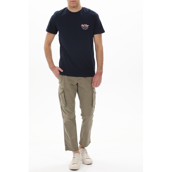 Ανδρικό t-shirt JACK & JONES 12222339 JJANDY μπλε Ανδρικά
