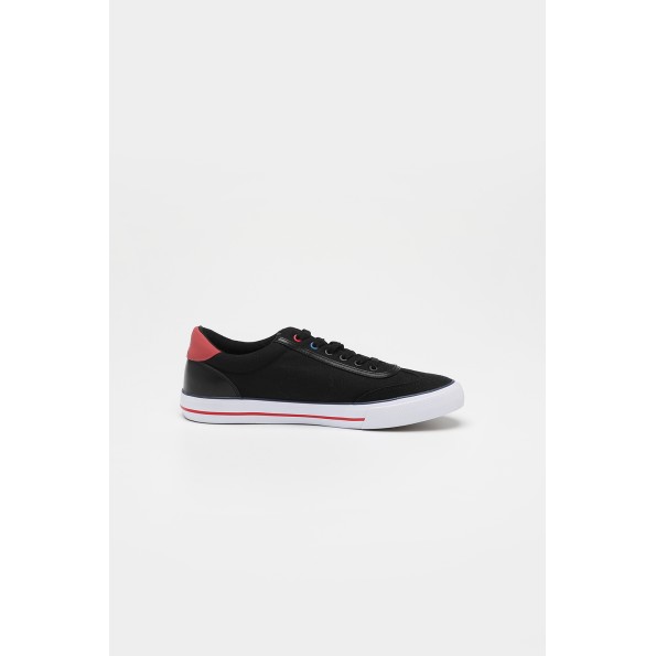 Ανδρικά sneakers JACK & JONES 12225027 JFWTOBY CANVAS MIX μαύρα Ανδρικά