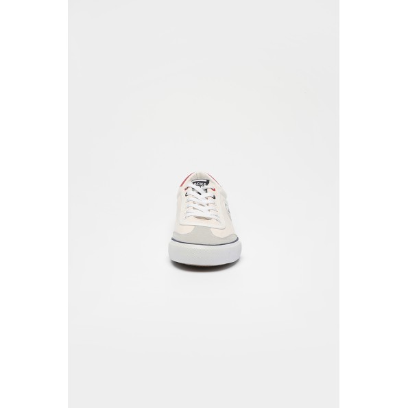 Ανδρικά sneakers JACK & JONES 12225027 JFWTOBY CANVAS MIX λευκά Ανδρικά