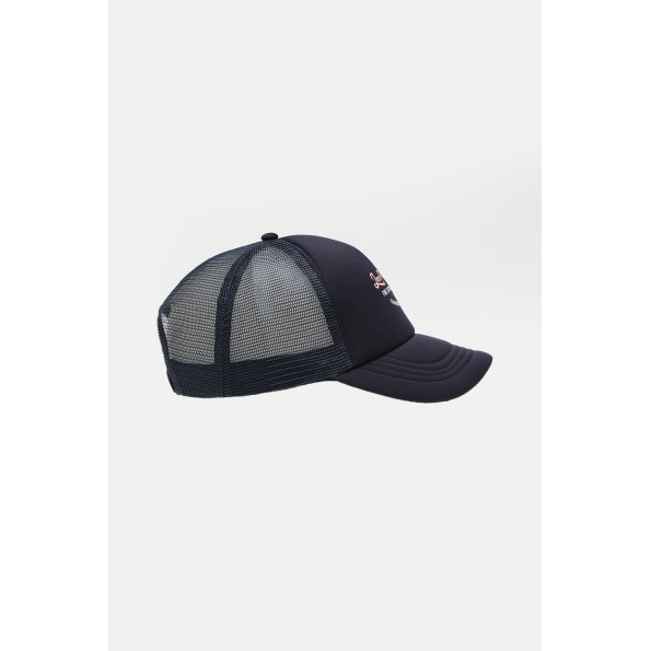 Ανδρικό καπέλο jockey JACK & JONES 12225708 JACDENNIS TRUCKER μπλε Ανδρικά