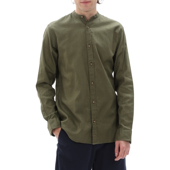 Ανδρικό πουκάμισο JACK & JONES 12220482 JJSLUB λαδί Ανδρικά