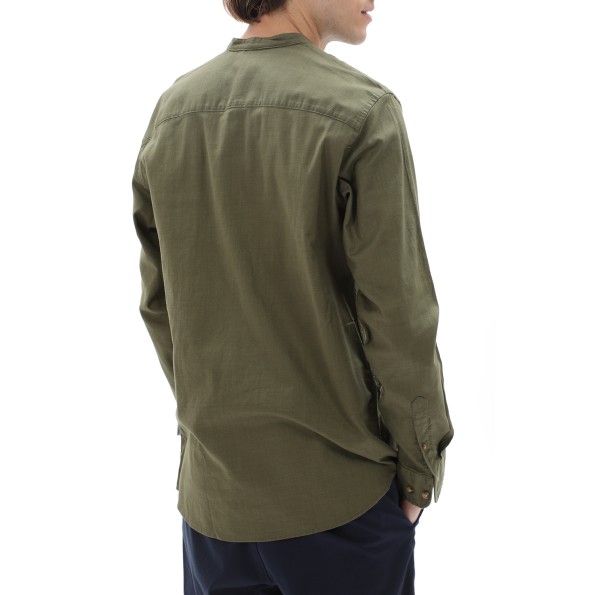 Ανδρικό πουκάμισο JACK & JONES 12220482 JJSLUB λαδί Ανδρικά