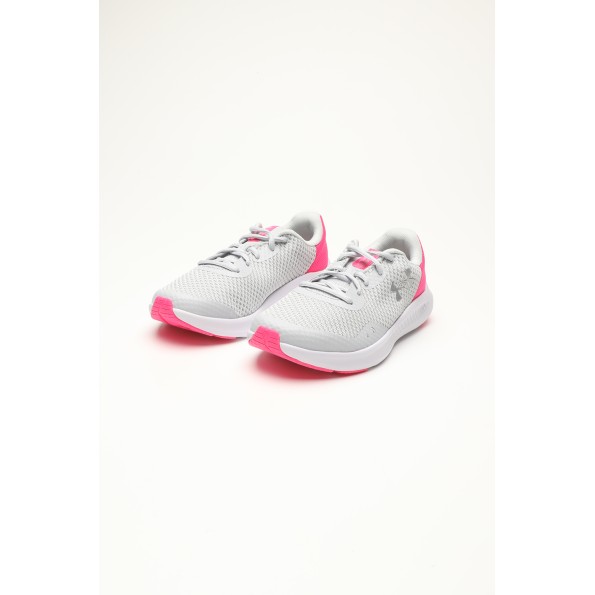 Παιδικά αθλητικά παπούτσια UNDER ARMOUR 3025011 GGS Charged Pursuit 3 γκρι ροζ Παιδικά