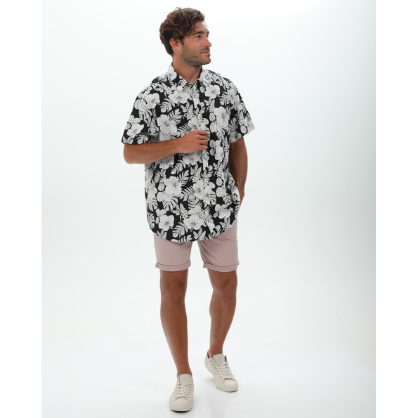 Ανδρική βερμούδα chino JACK & JONES 12165604 JPSTBOWIE JJSHORTS SOLID SN ροζ Ανδρικά