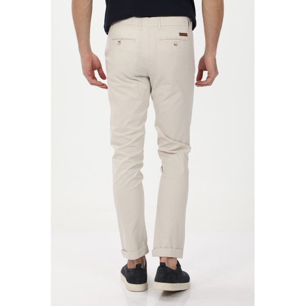 Ανδρικό chino παντελόνι JACK & JONES 12229244 JPSTMARCO JJSUMMER CHINO μπεζ Ανδρικά