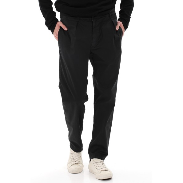 Ανδρικό casual παντελόνι CROSSLEY CILLER μαύρο Ανδρικά