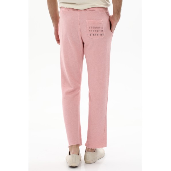 Ανδρικό παντελόνι φόρμας CROSSLEY ET1 MAN TERRY ροζ Ανδρικά