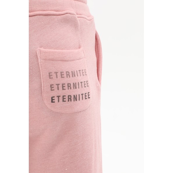 Ανδρικό παντελόνι φόρμας CROSSLEY ET1 MAN TERRY ροζ Ανδρικά