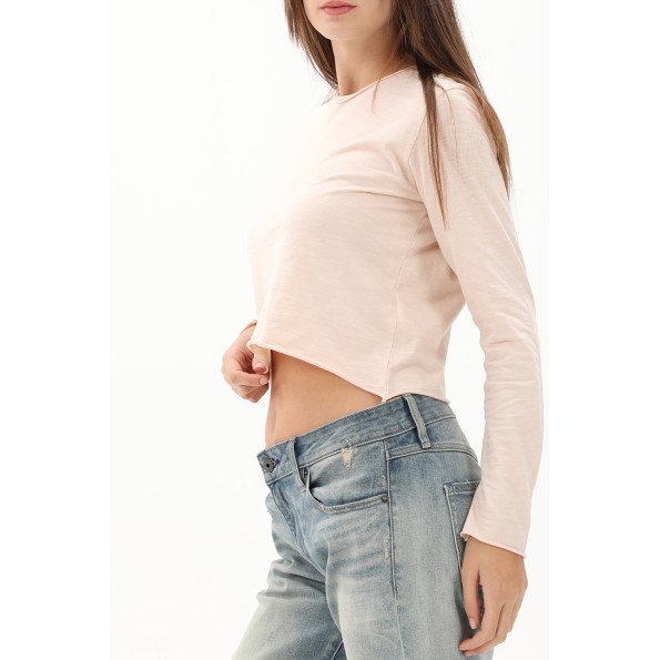 Γυναικεία μπλούζα CROSSLEY KROMLIN ροζ Γυναικεία