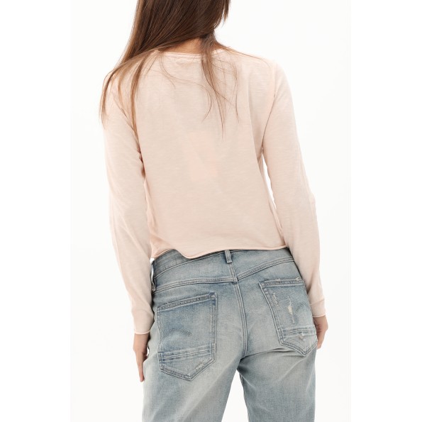Γυναικεία μπλούζα CROSSLEY KROMLIN ροζ Γυναικεία