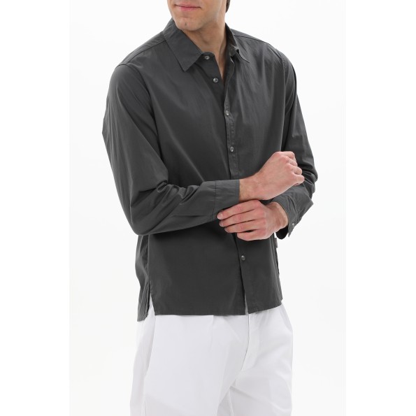 Ανδρικό πουκάμισο CROSSLEY SANIRWP γκρι Ανδρικά