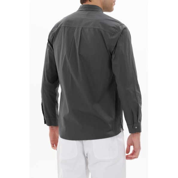 Ανδρικό πουκάμισο CROSSLEY SANIRWP γκρι Ανδρικά