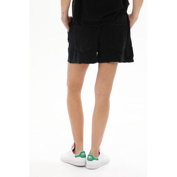 Γυναικείο σορτς CROSSLEY SOTTER TERRY μαύρο Γυναικεία