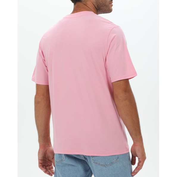 Ανδρικό t-shirt JACK & JONES 12230754 JORGROCERY TEE SS CREW NECK ροζ Ανδρικά