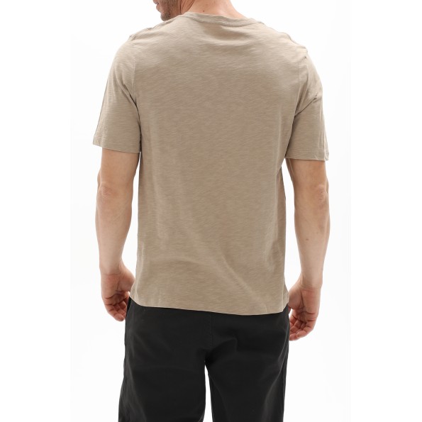 Ανδρικό t-shirt JACK & JONES 12228774 JORCRAYON BRANDING εκρού Ανδρικά