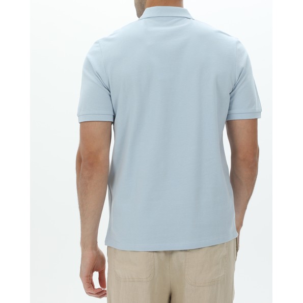 Ανδρική polo μπλούζα JACK & JONES 12237839 JPRBLASAINZ SS POLO γαλάζια Ανδρικά