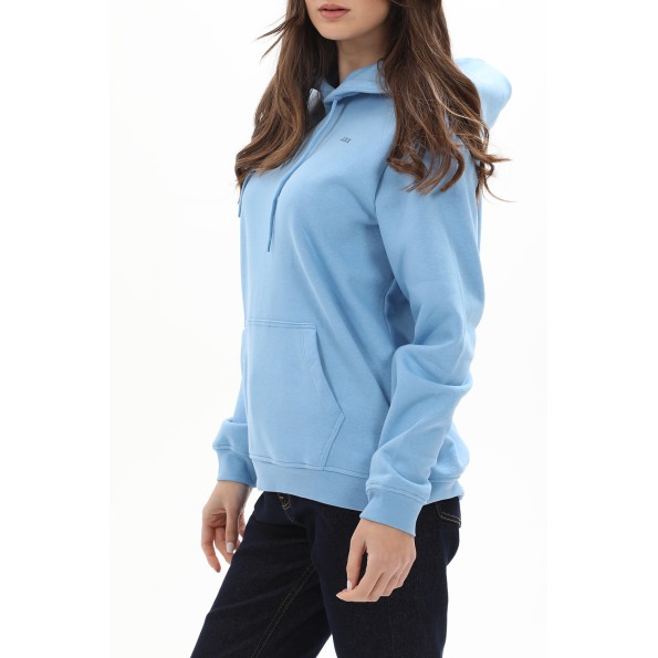 Γυναικεία φούτερ μπλουζα JJXX 12223961 JXABBIE RLX LS EVERY HOOD γαλάζια Γυναικεία