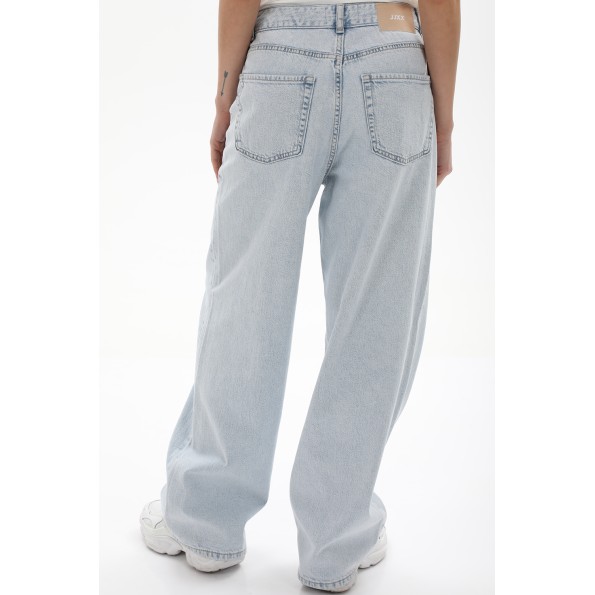 Γυναικείο jean παντελόνι JJXX 12248130 JXTOKYO WIDE HW JEANS R6084 DN μπλε Γυναικεία
