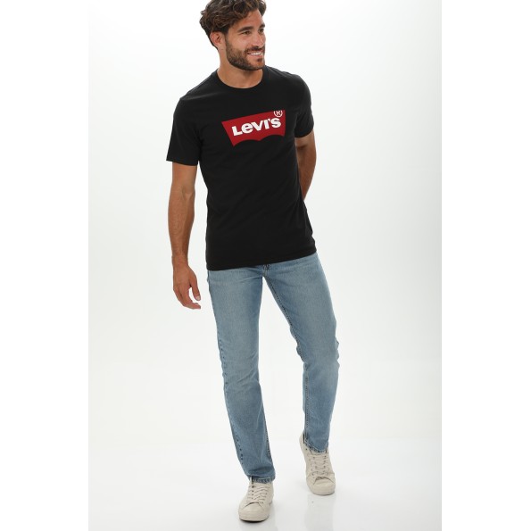 Ανδρικό t-shirt LEVIS 177830137 GRAPHIC SET-IN NECK BLACKS μαύρο Ανδρικά