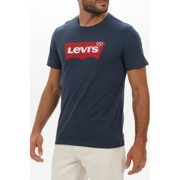 Ανδρικό t-shirt LEVIS 177830139 GRAPHIC SET-IN NECK BLUES μπλε Ανδρικά