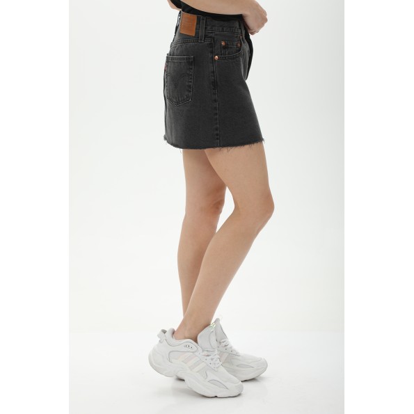 Γυναικεία iconic jean mini φούστα LEVIS A46940000 ICON μαύρη Γυναικεία
