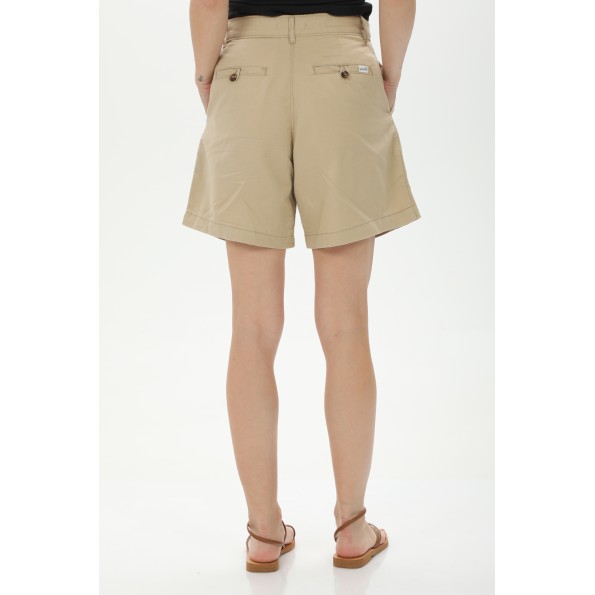 Γυναικεία βερμούδα LEVIS A75380002 PLEATED TROUSER μπεζ Γυναικεία