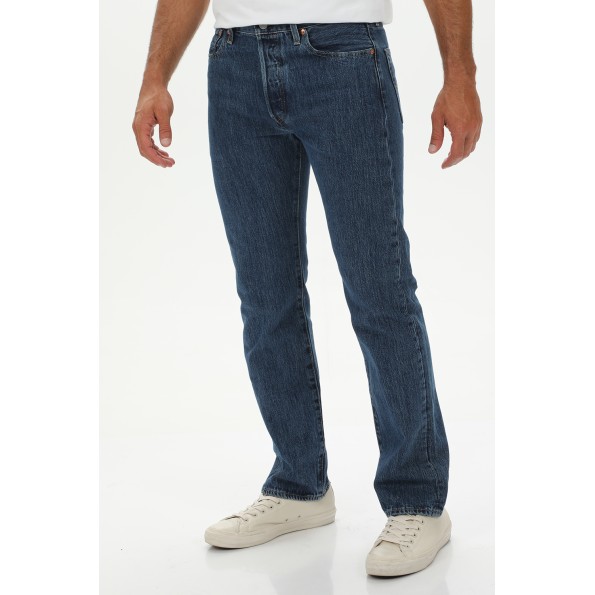 Ανδρικό jean παντελόνι LEVIS 005010114 501 LEVIS ORIGINAL FIT MED IN μπλε Ανδρικά