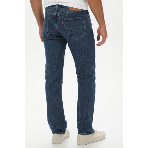 Ανδρικό jean παντελόνι LEVIS 005010114 501 LEVIS ORIGINAL FIT MED IN μπλε Ανδρικά