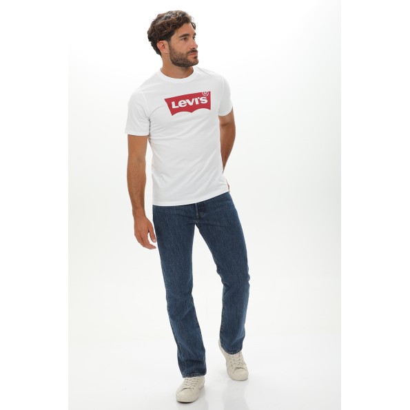 Ανδρικό jean παντελόνι LEVIS 005010114 501 LEVIS ORIGINAL FIT MED IN μπλε Ανδρικά